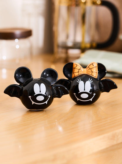 Salero y pimentero de Mickey y Minnie murciélagos
