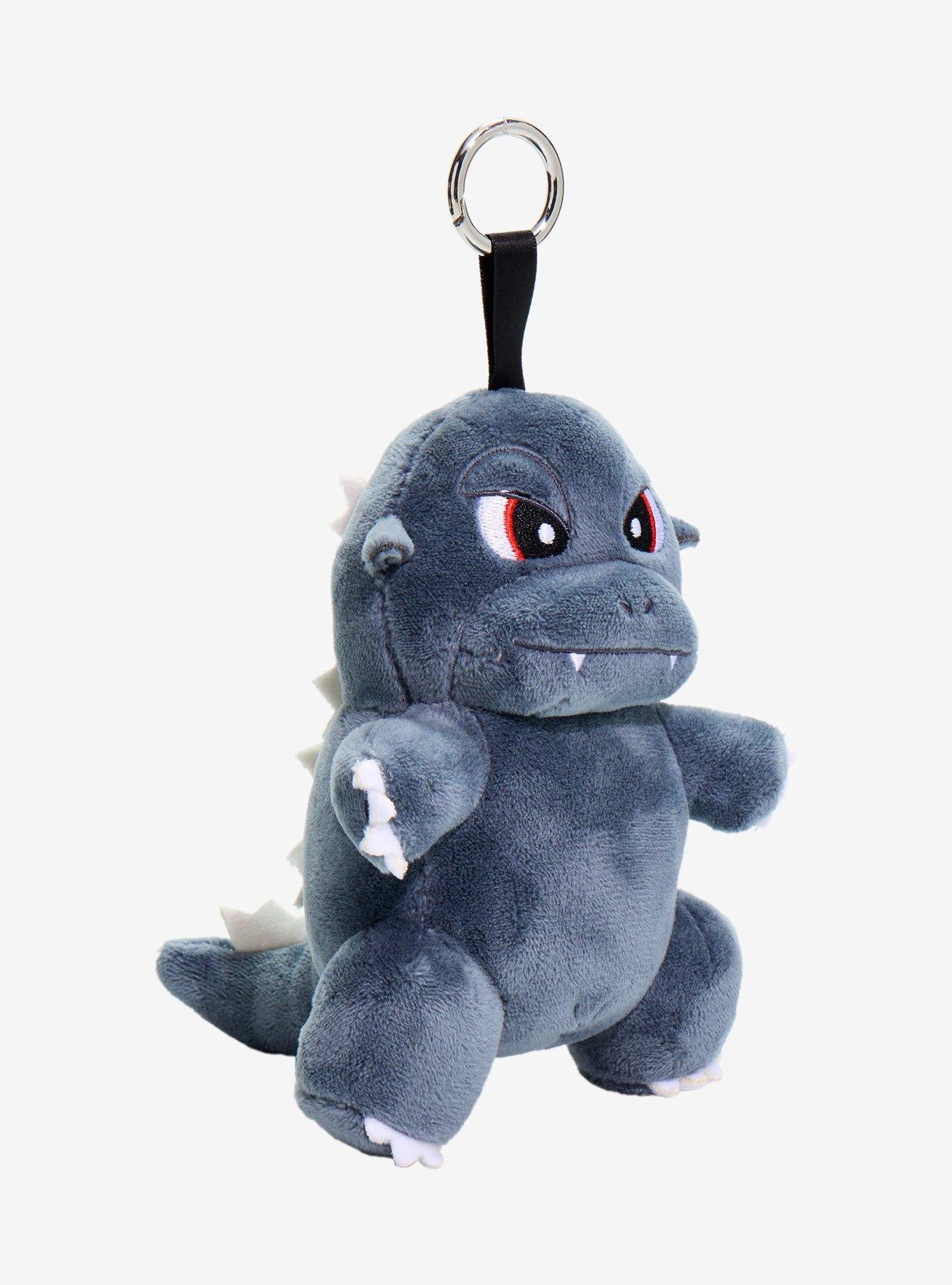 Peluche con clip Godzilla de 4 pulgadas