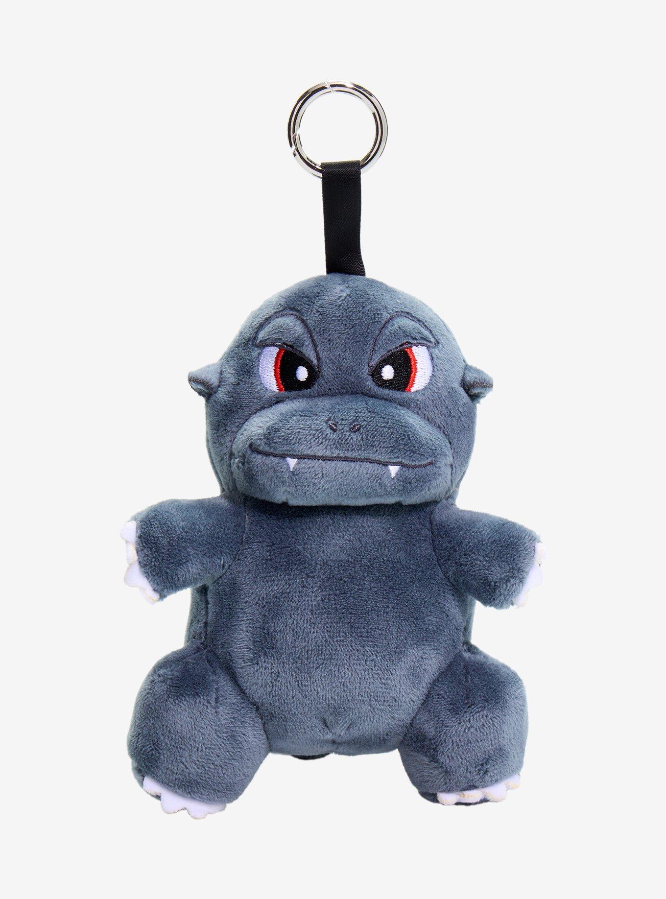 Peluche con clip Godzilla de 4 pulgadas