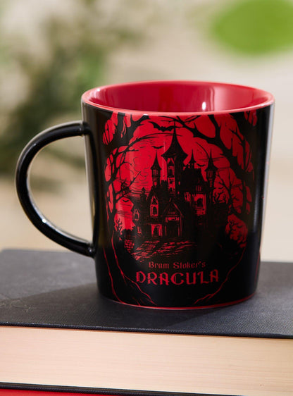 Tazón Dracula con diseño de portada de libro