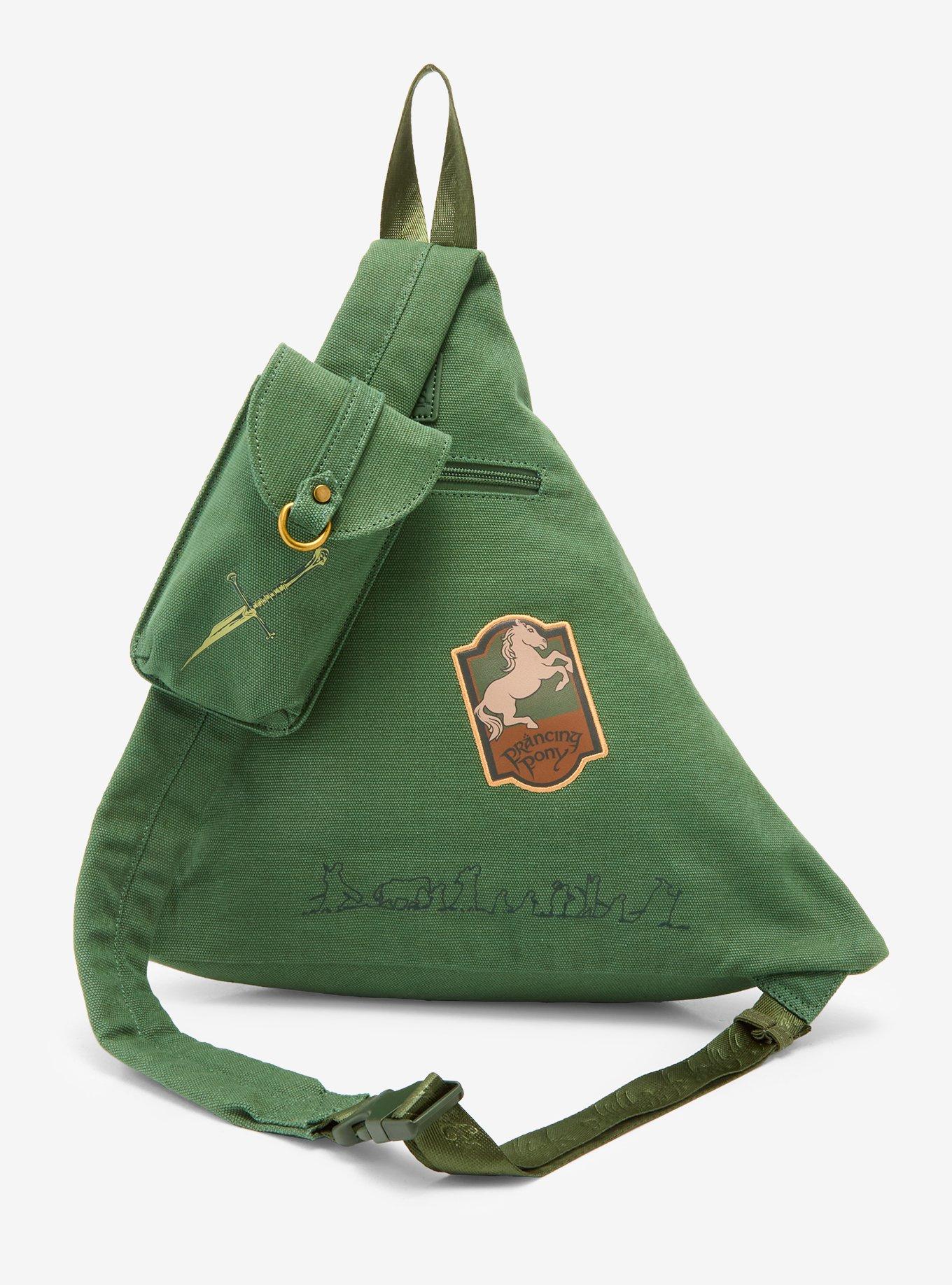 Bolso cruzado de lona con parches de The Lord of the Rings