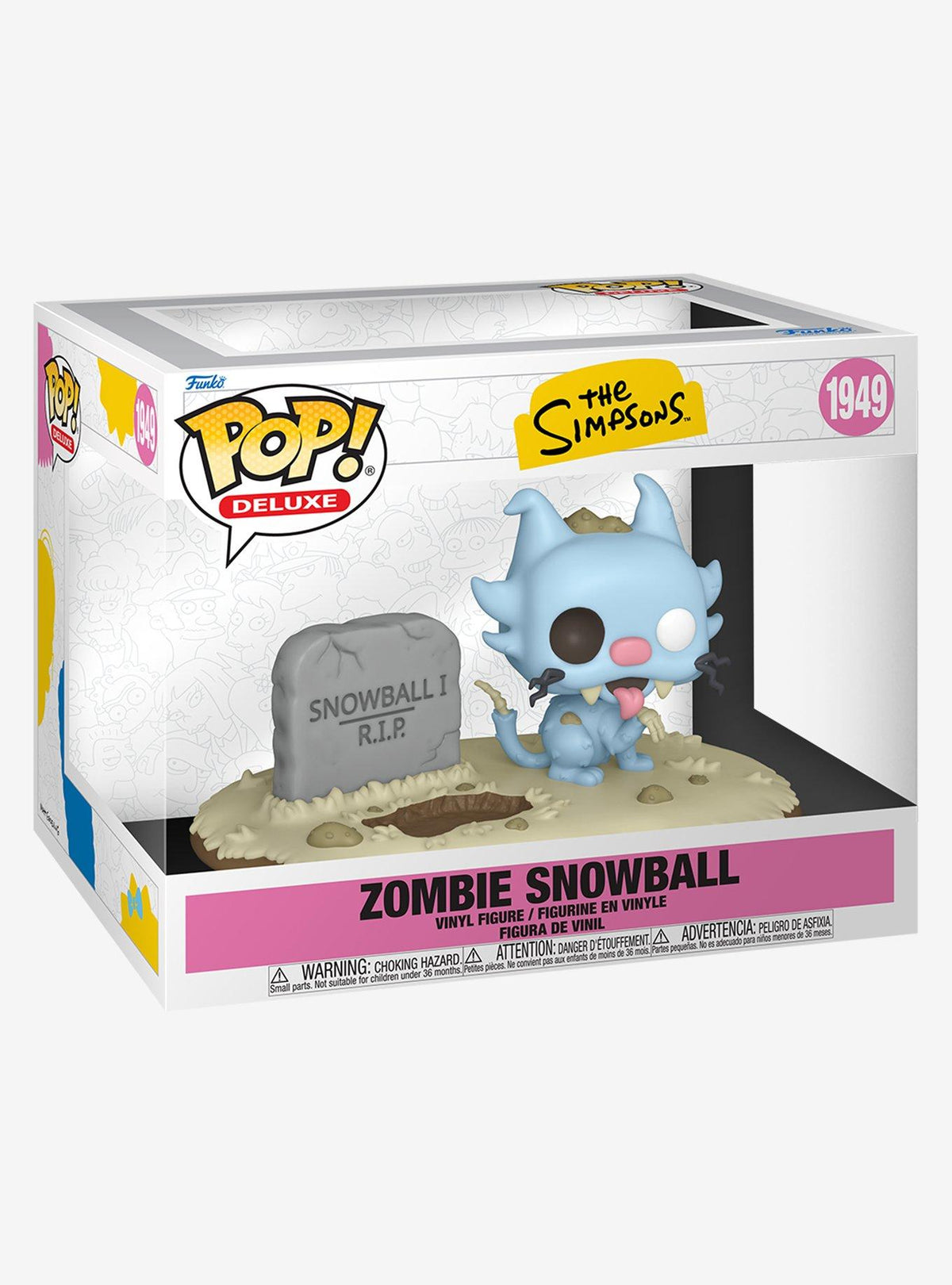 Funko Pop! Deluxe Zombie Snowball de The Simpsons