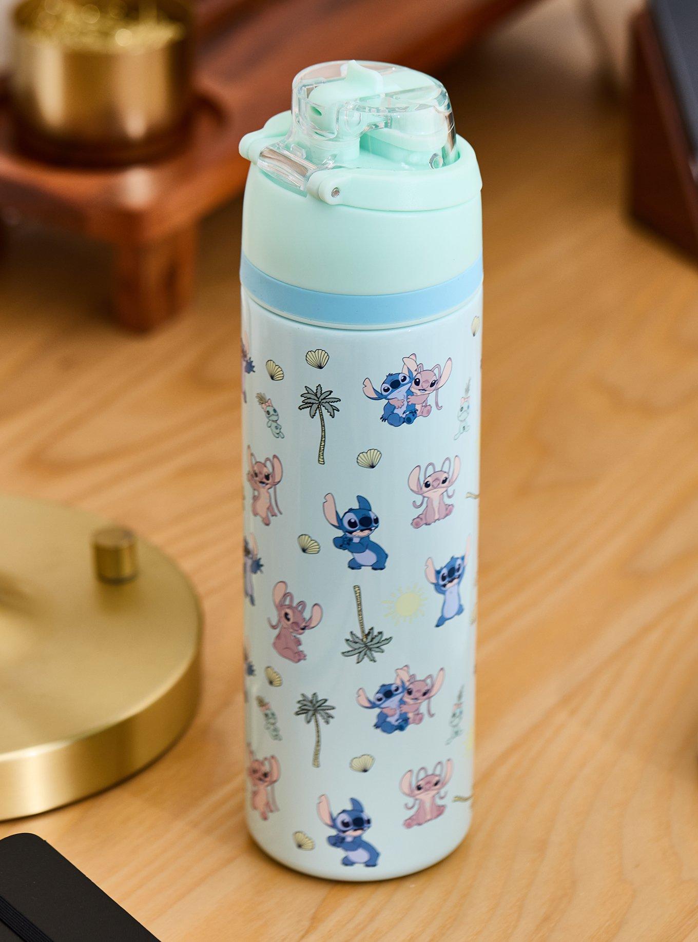 Botella Flip Top Stitch y Angel con Diseño Completo