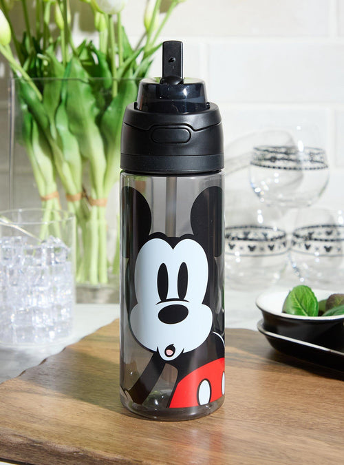 Botella de agua con tapa abatible Mickey Mouse