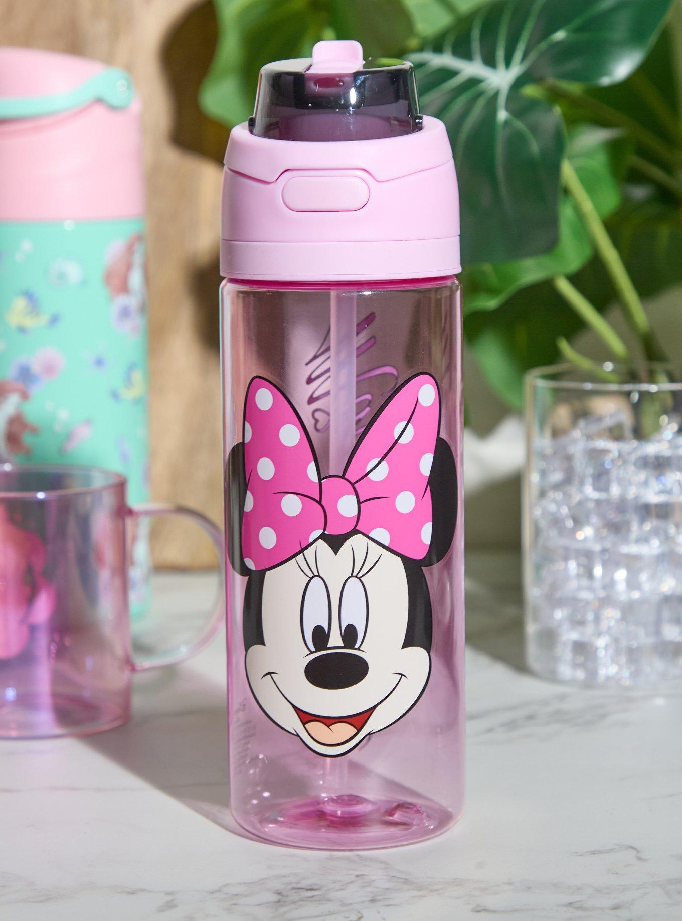 Botella de agua con tapa abatible Minnie Mouse