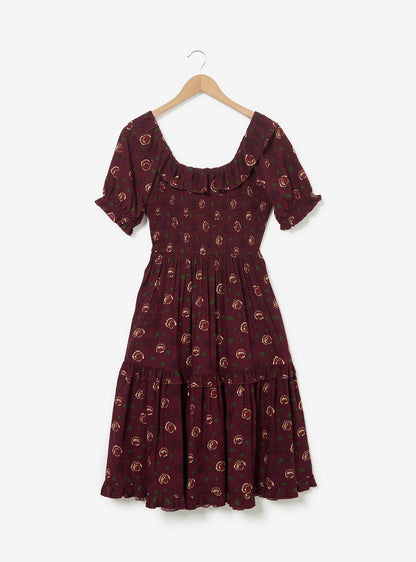Vestido midi Disney Pirates of the Caribbean estampado