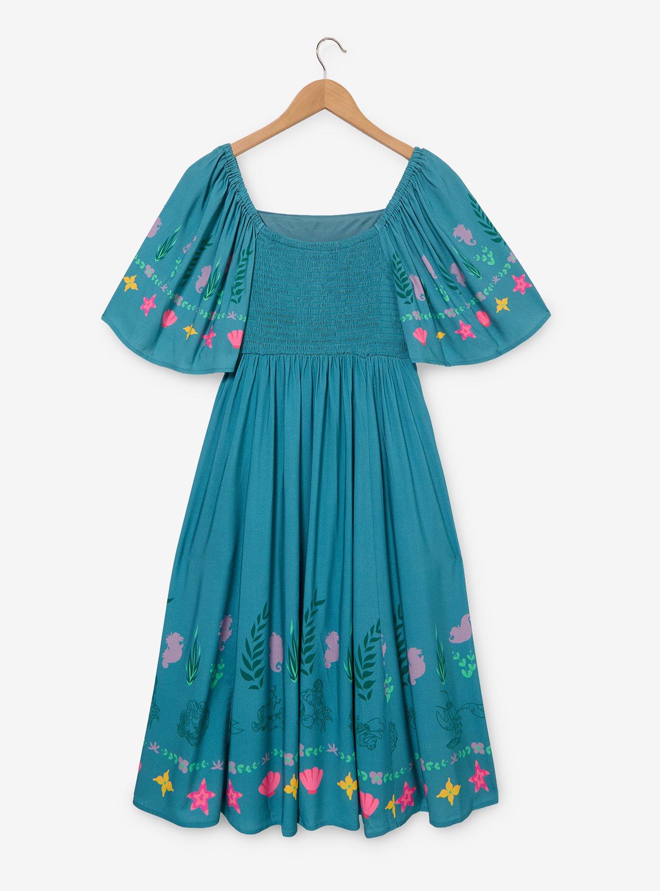 Vestido midi de íconos The Little Mermaid