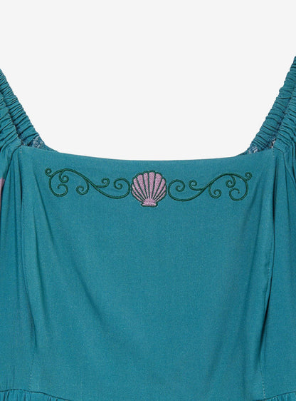 Vestido midi de íconos The Little Mermaid