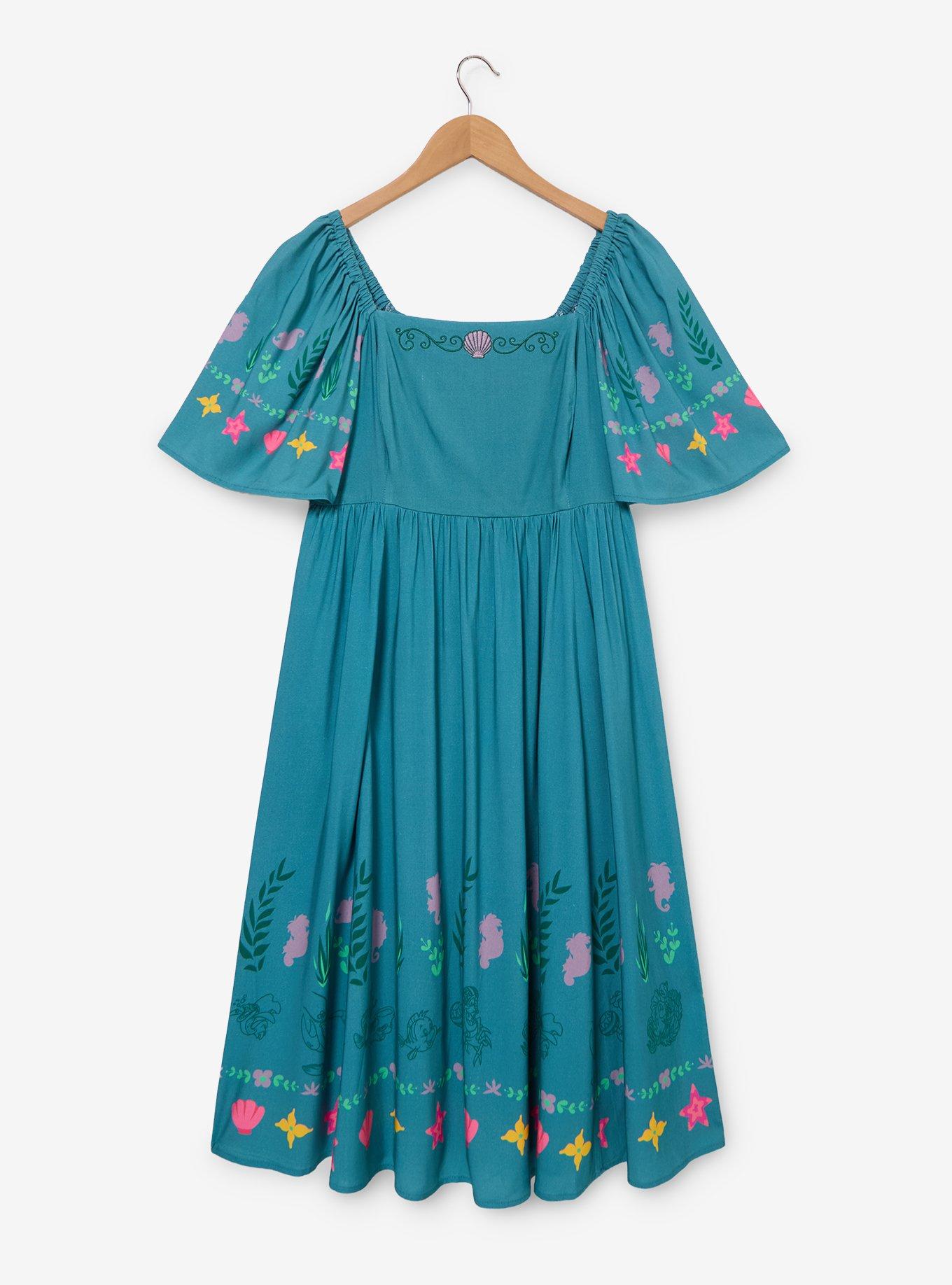 Vestido midi de íconos The Little Mermaid
