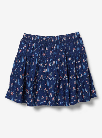 Falda midi escalonada plus size Disney Cinderella