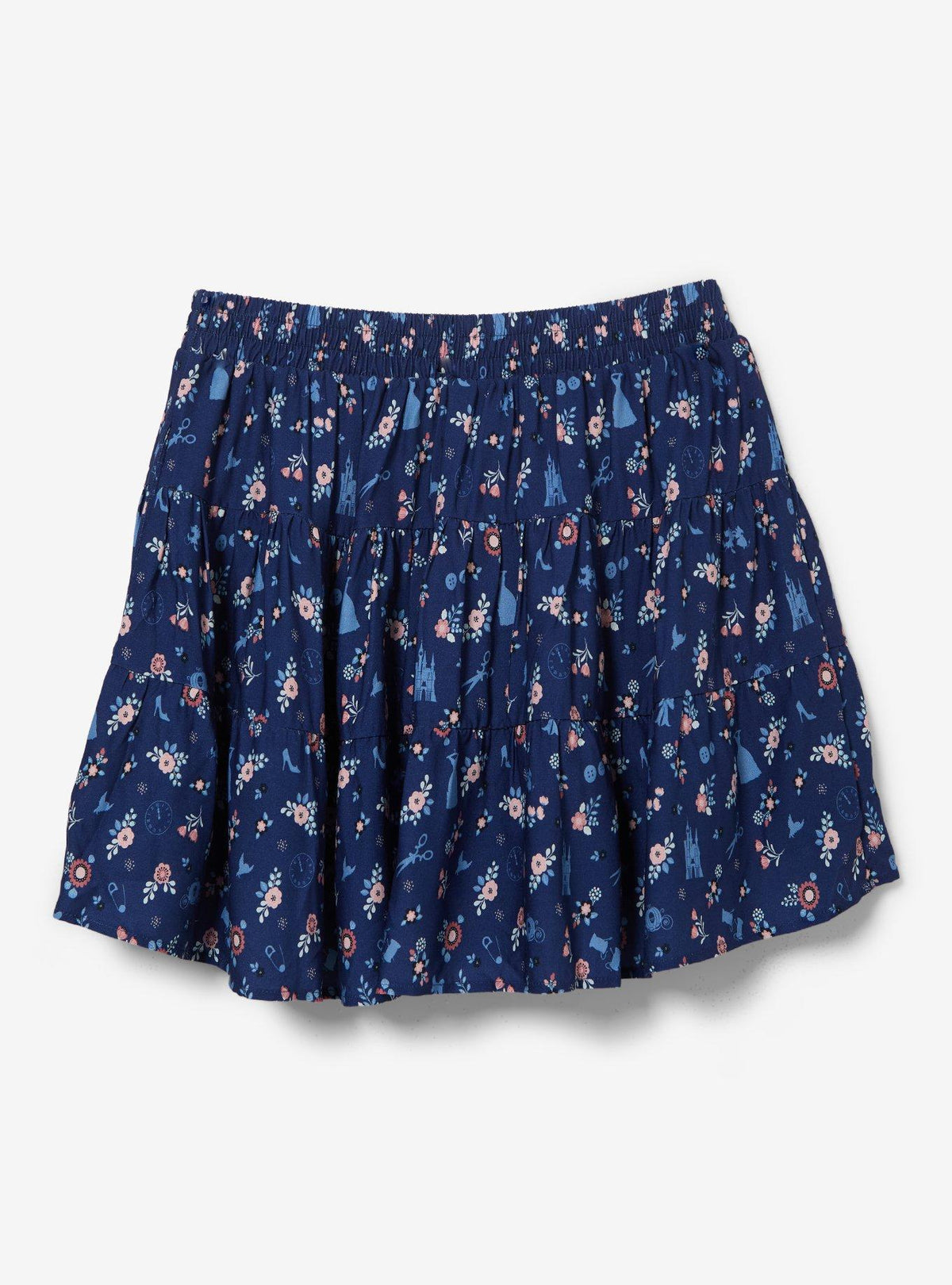 Falda midi escalonada plus size Disney Cinderella
