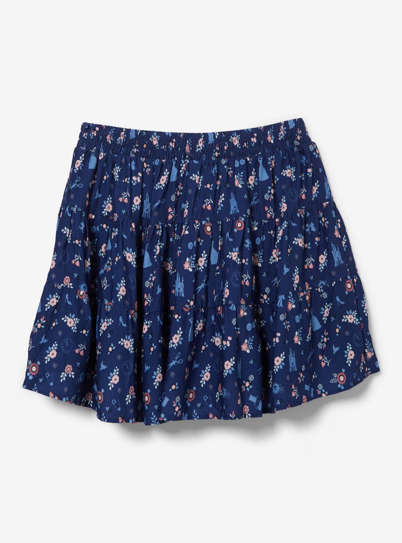 Falda midi escalonada plus size Disney Cinderella
