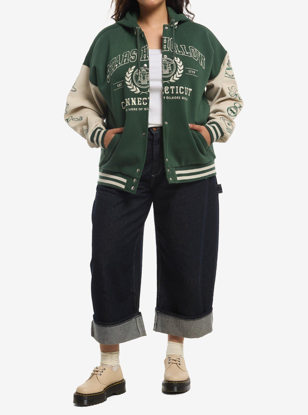 Chaqueta varsity Gilmore Girls de tallas grandes