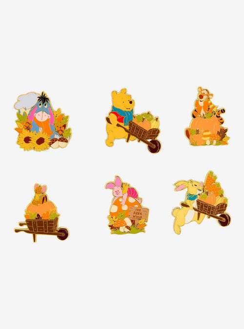 Pin esmaltado blind box Disney Winnie the Pooh: calabazas