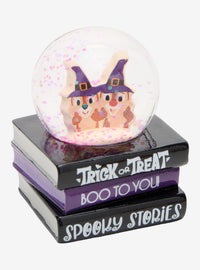 Mini bola de nieve de Halloween de Chip y Dale
