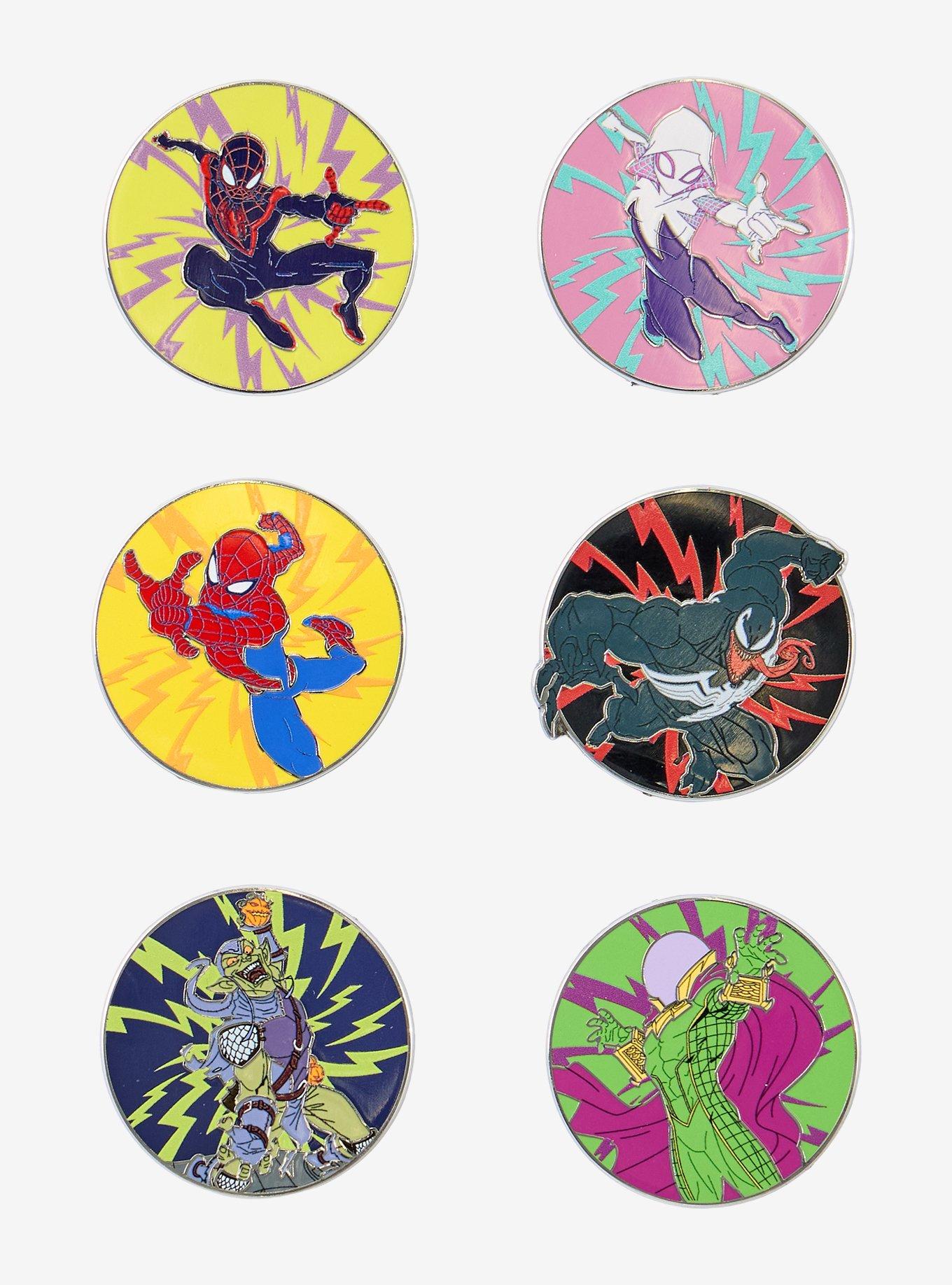 Pin esmaltado de personajes de Marvel Spider-Man