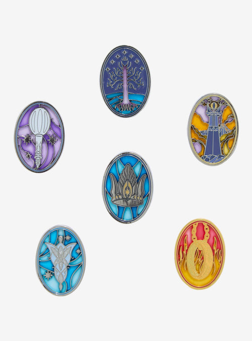 The Lord of the Rings Pin Esmaltado de Íconos de Vitrales