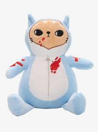 Peluche Horror Cats con disfraz de tiburón