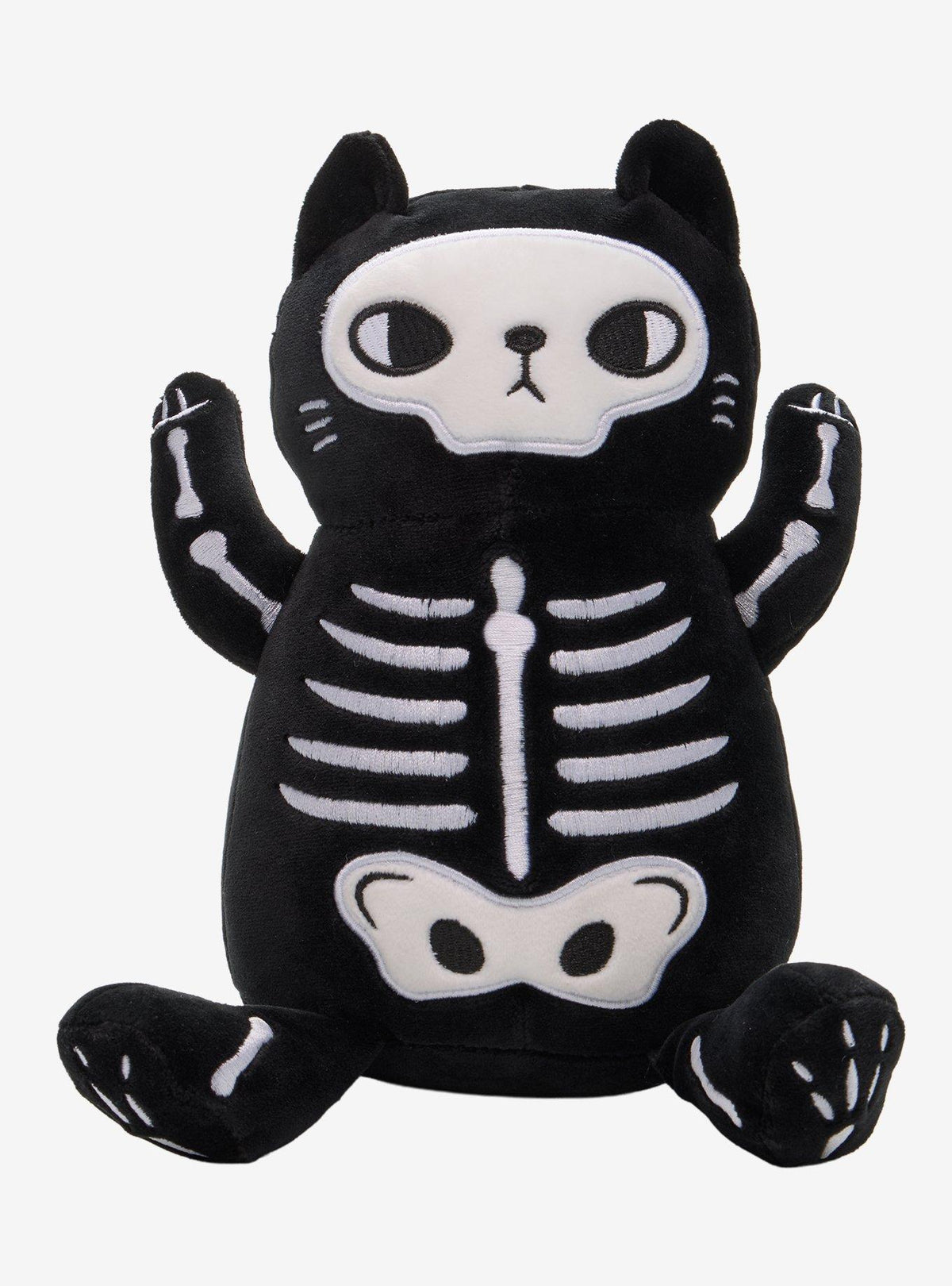 Peluche de gato esqueleto Horror Cats