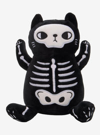 Peluche de gato esqueleto Horror Cats