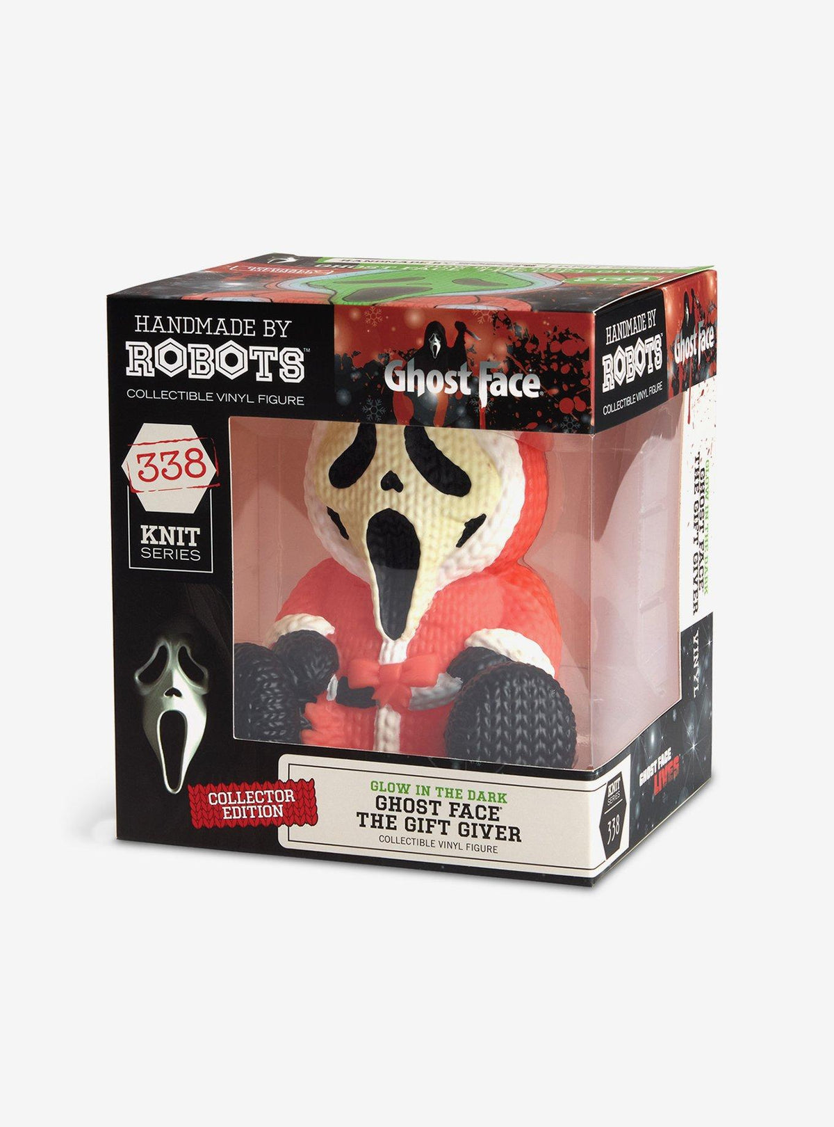 Figura Ghost Face de Scream que brilla en la oscuridad