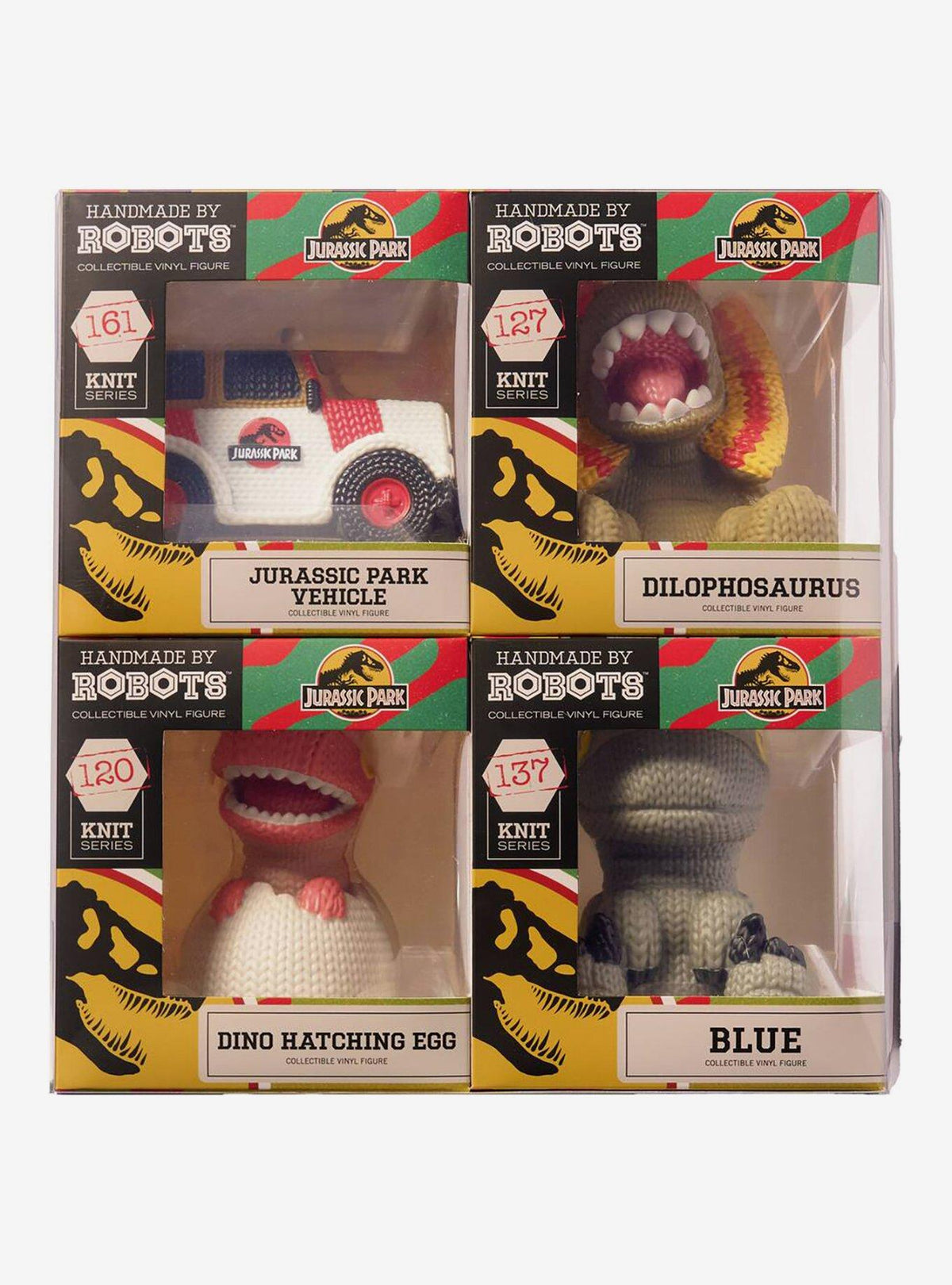 Set de 4 figuras de vinilo Jurassic Park