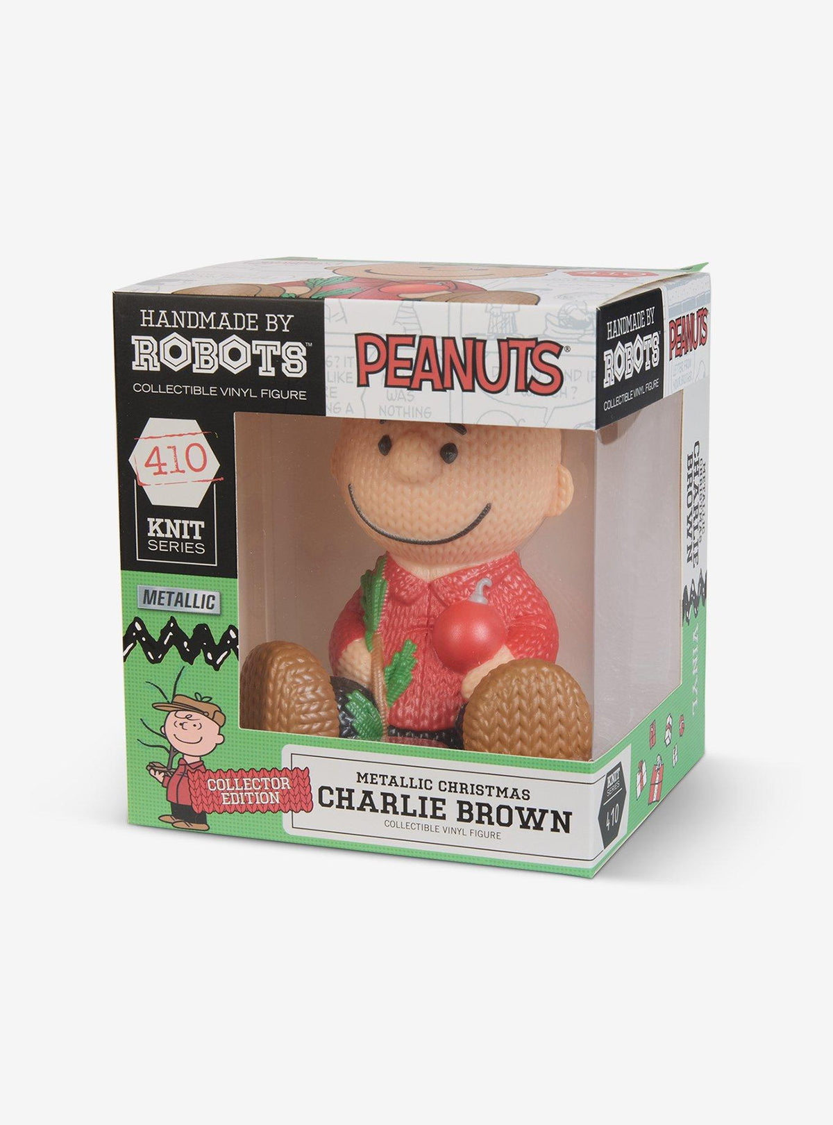 Figura de vinilo Charlie Brown navideño #410