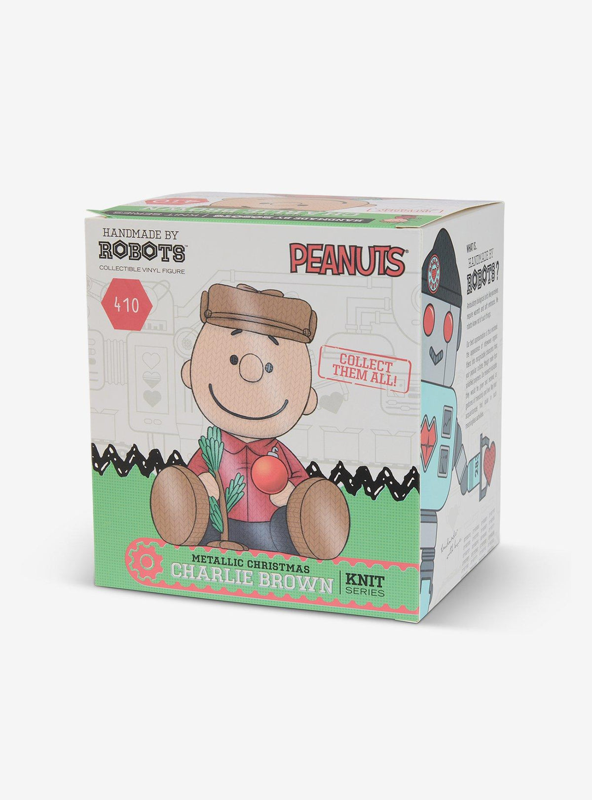 Figura de vinilo Charlie Brown navideño #410