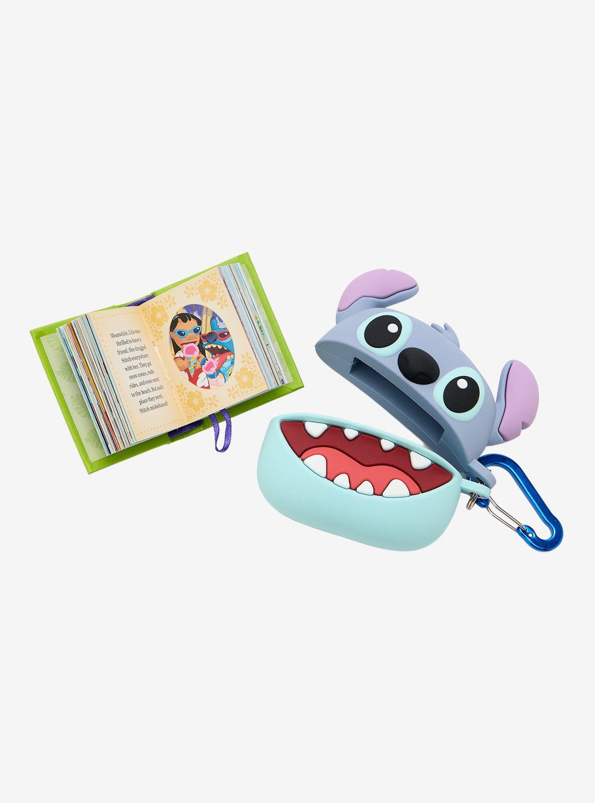 Mini libro de Lilo & Stitch con clip de Stitch