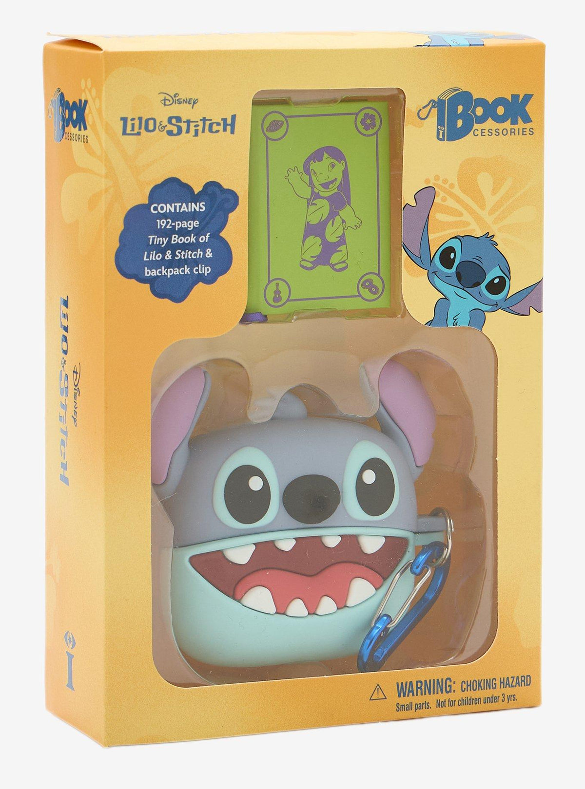 Mini libro de Lilo & Stitch con clip de Stitch