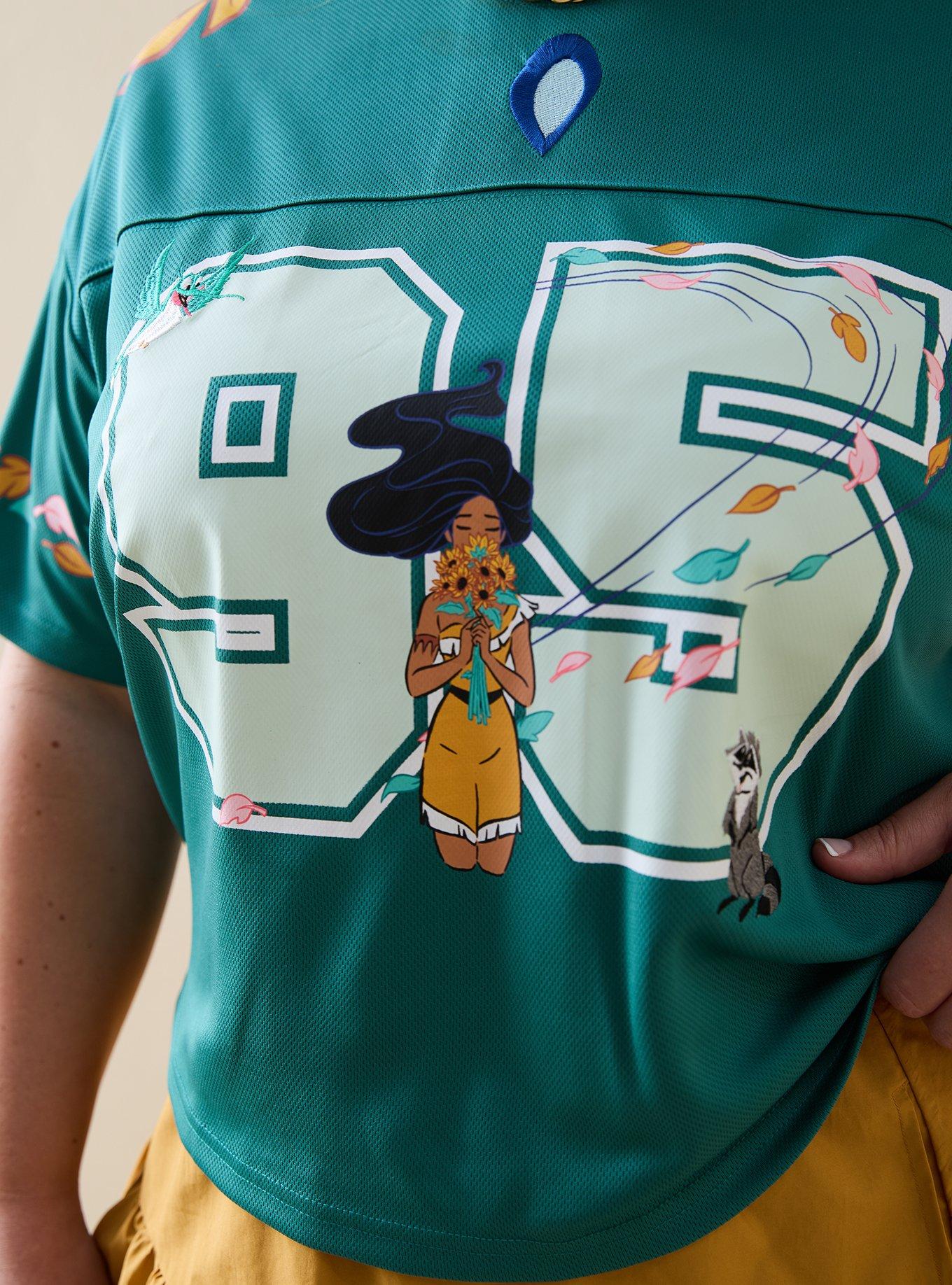 Polera deportiva corta Pocahontas para mujer