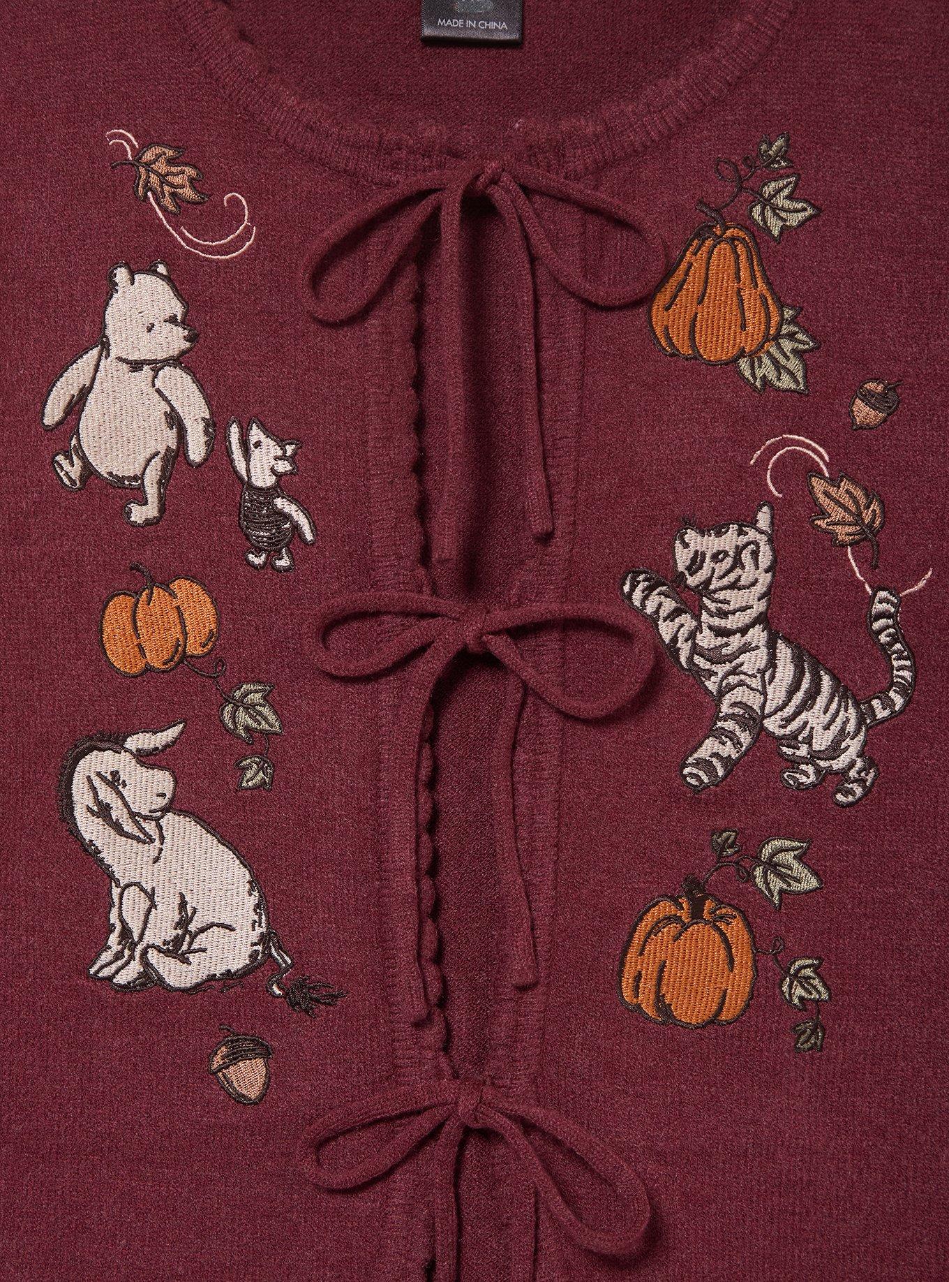 Cárdigan de amarre Winnie the Pooh con calabazas