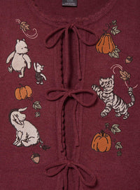 Cárdigan de amarre Winnie the Pooh con calabazas