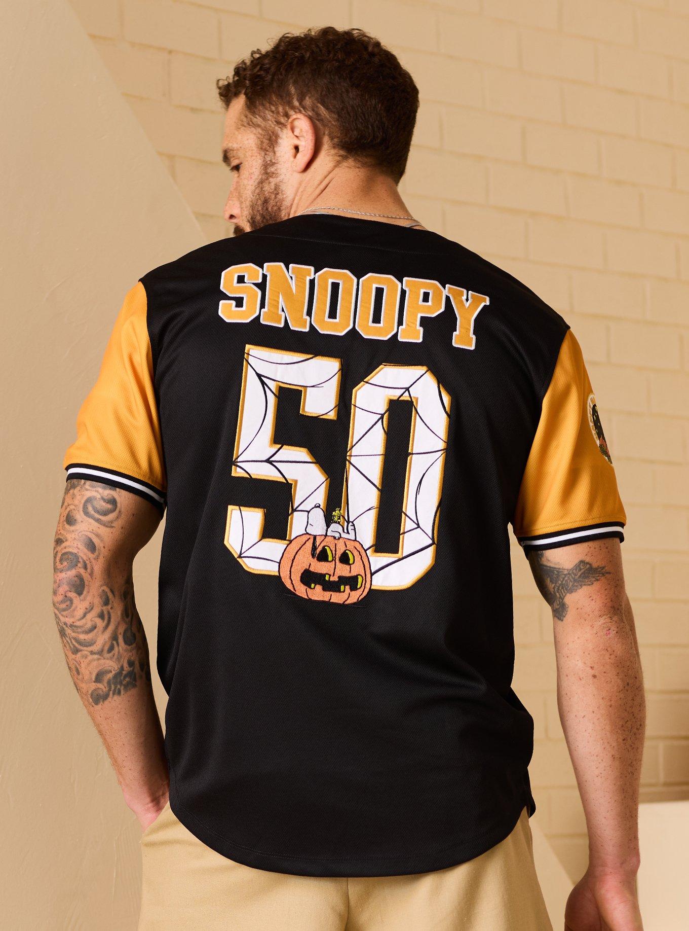 Camiseta de béisbol Halloween de Snoopy 50