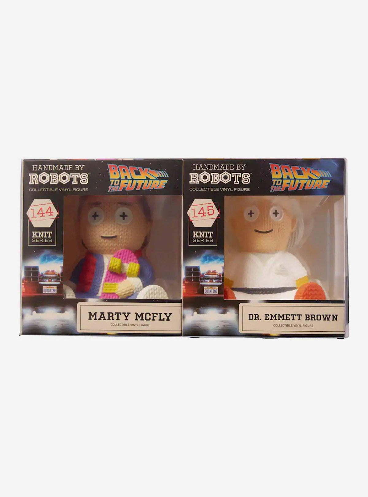 Figuras vinílicas Marty y Doc - Volver al Futuro (2 unidades)