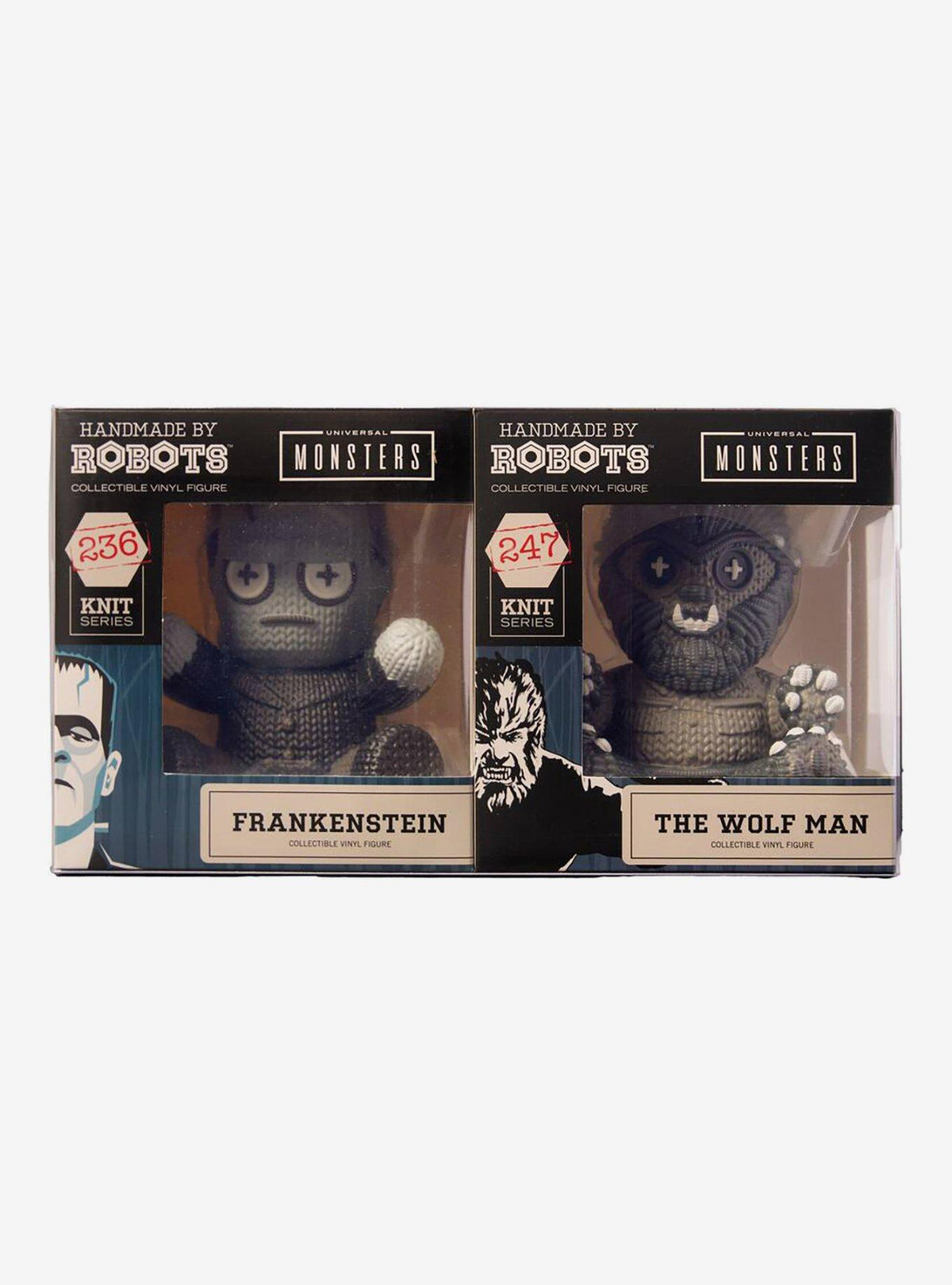 Universal Monsters: figuras de Frankenstein y el Hombre Lobo