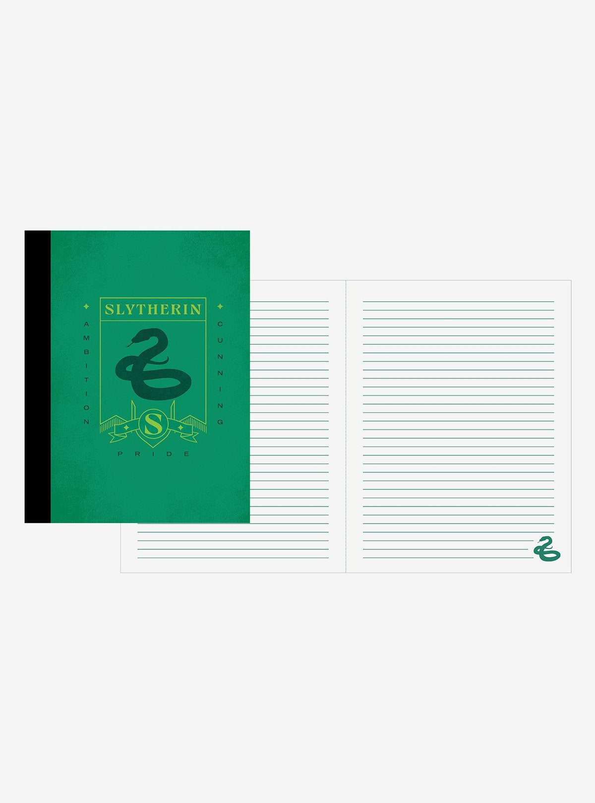 Set de 2 cuadernos de Slytherin de Harry Potter