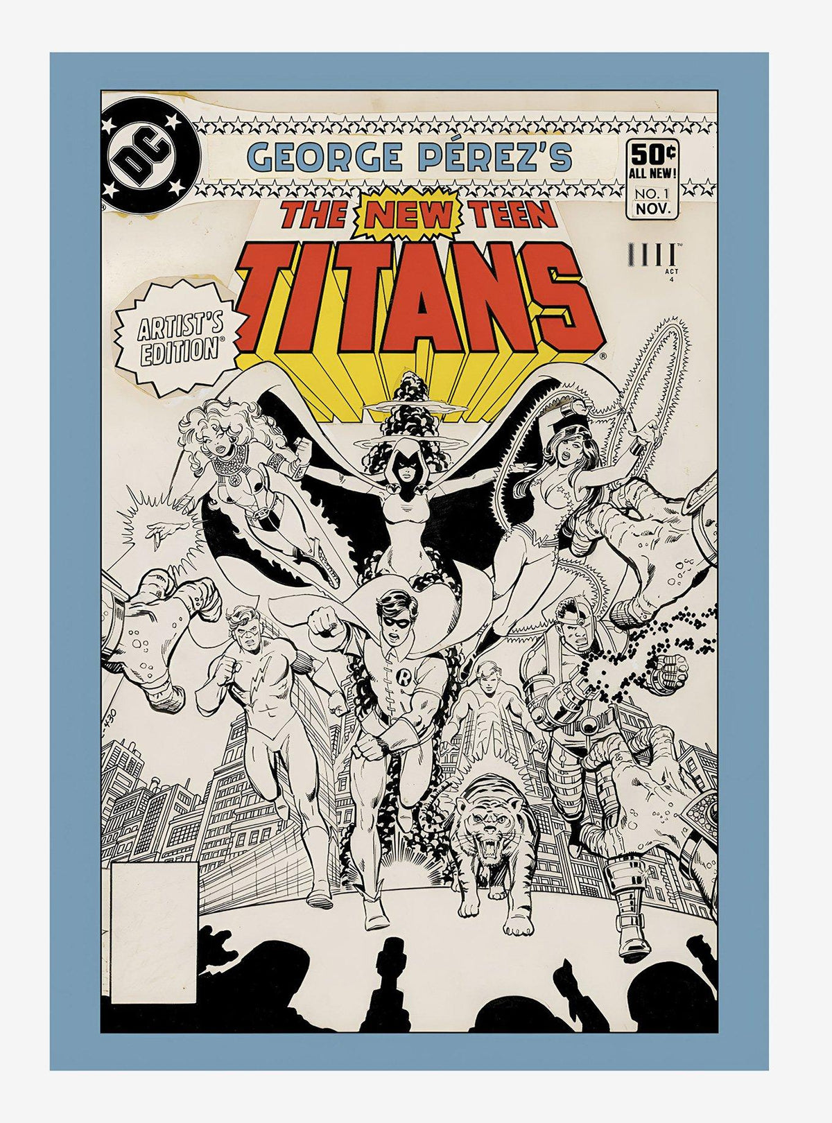 Libro The New Teen Titans: Artist's Edition de George Pérez