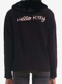 Chaleco Hello Kitty con cuello de pelo, para niñas