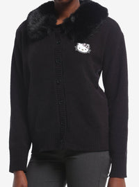 Chaleco Hello Kitty con cuello de pelo, para niñas