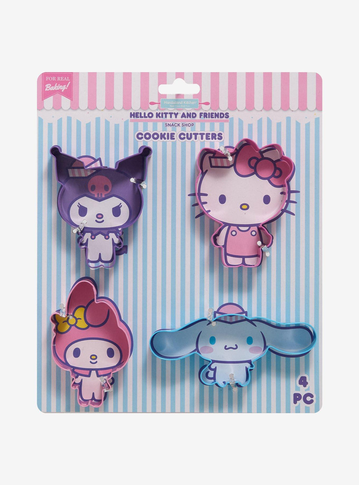 Set de cortadores de galletas Hello Kitty y amigos