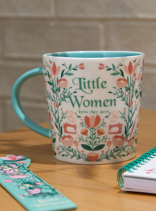 Tazón floral con frase de Little Women