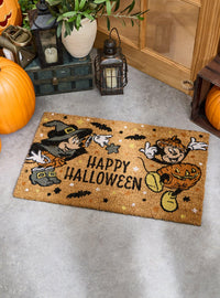 Felpudo Disney de Halloween con Mickey y Minnie