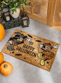 Felpudo Disney de Halloween con Mickey y Minnie