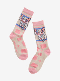 Calcetines rosados Pokémon Sylveon