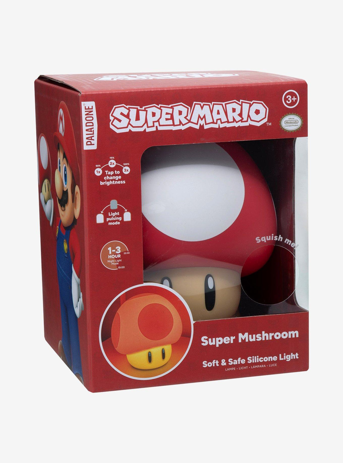 Luz recargable Super Mushroom de Super Mario Bros. · Space Store