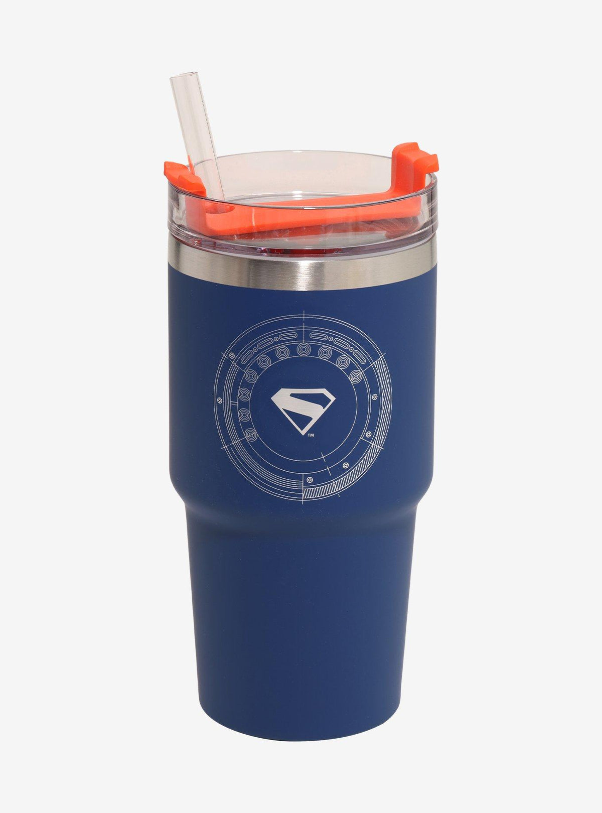 Vaso de viaje de acero inoxidable Superman