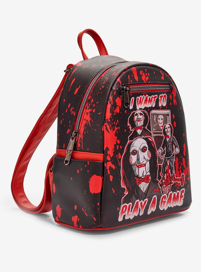 Mochila mini Saw Collage Splatter