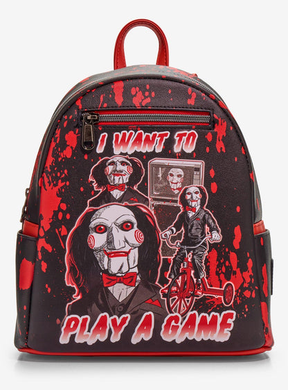 Mochila mini Saw Collage Splatter