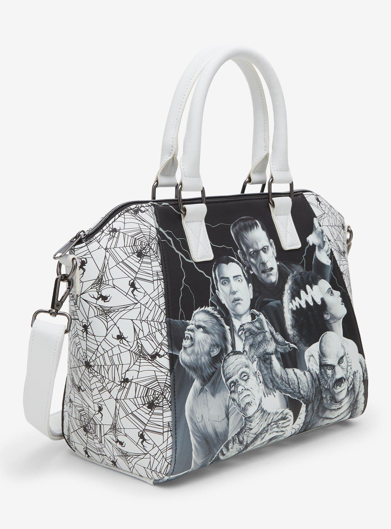 Cartera Universal Monsters con telarañas